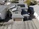 Two-story house with solar panels and a large driveway at 3439 Midnight Shadows Way, North Las Vegas, NV 89032