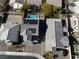 Aerial view showing two houses with solar panels at 3439 Midnight Shadows Way, North Las Vegas, NV 89032