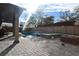 Inviting backyard oasis with a sparkling pool and spa at 3439 Midnight Shadows Way, North Las Vegas, NV 89032