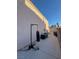Backyard area features a punching bag with an air conditioning unit at 4466 Palm Grove Dr, Las Vegas, NV 89120