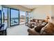 Living room with city views and floor-to-ceiling windows at 4471 Dean Martin Dr # 1002, Las Vegas, NV 89103
