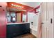 Bathroom boasts a tub and double vanity with dark cabinets at 5982 Clover Canyon Ln, Las Vegas, NV 89142