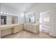Bathroom with double sinks, and access to bedroom at 7755 Coley Ave, Las Vegas, NV 89117
