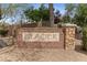 Community entrance sign for Glacier community at 10372 Hawks Wing St, Las Vegas, NV 89178