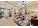 Bright and airy entryway with tile flooring and access to living spaces at 10372 Hawks Wing St, Las Vegas, NV 89178
