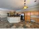 Eat-in kitchen with granite countertops and stainless steel appliances at 121 E Cypress Dr, Henderson, NV 89015