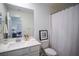 Clean bathroom with shower and toilet at 161 Petaluma Valley Dr, Las Vegas, NV 89138