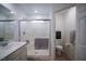Bathroom with shower, toilet, and modern vanity at 161 Petaluma Valley Dr, Las Vegas, NV 89138