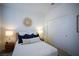 Bright bedroom with a queen bed and stylish decor at 161 Petaluma Valley Dr, Las Vegas, NV 89138