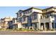 Luxury townhome community with attractive landscaping at 161 Petaluma Valley Dr, Las Vegas, NV 89138
