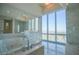 Spa-like bathroom with soaking tub and city view at 222 Karen Ave # 2601, Las Vegas, NV 89109