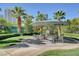 Relaxing community patio with shaded seating area at 222 Karen Ave # 2601, Las Vegas, NV 89109