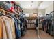 Large walk-in closet with ample shelving and hanging space at 7670 Frittata Ave, Las Vegas, NV 89113
