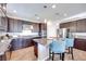 Spacious kitchen with stainless steel appliances and granite countertops at 10581 Olinda St, Las Vegas, NV 89179