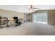 Bright bedroom with access to balcony and built-in shelving at 1259 Moon Vision St, Henderson, NV 89052