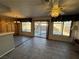 Dining area with tile floors and pool view at 1762 Sunflower Ct, Henderson, NV 89074