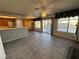 Dining area with tile floors and view of pool at 1762 Sunflower Ct, Henderson, NV 89074