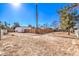 Large backyard with wood fence and desert landscaping at 2500 W Oakey Blvd, Las Vegas, NV 89102