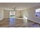 Bright living room with sliding glass doors at 3225 Crawford St, North Las Vegas, NV 89030