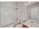 Clean bathroom with shower/tub combo and vanity at 3929 Pepper Thorn Ave # 101, North Las Vegas, NV 89081