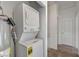 Stackable washer and dryer in convenient laundry closet at 3929 Pepper Thorn Ave # 101, North Las Vegas, NV 89081