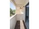 Private balcony with wood deck and stucco walls at 3937 S Torrey Pines Dr, Las Vegas, NV 89103