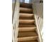 Clean staircase with wooden steps and railing at 3937 S Torrey Pines Dr, Las Vegas, NV 89103