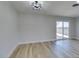 Bright dining area with light gray walls and wood-look flooring at 3994 Avonwood Ave, Las Vegas, NV 89121