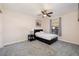 Cozy bedroom with a twin-size bed and ceiling fan at 4050 Pacific Harbors Dr # 246, Las Vegas, NV 89121