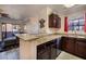 Kitchen boasts granite countertops and stainless steel appliances at 4050 Pacific Harbors Dr # 246, Las Vegas, NV 89121