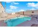 Inviting swimming pool with surrounding patio area at 429 Nancy Dr, Henderson, NV 89015