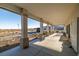 Spacious covered patio with mountain views at 4351 W Bell Vista Ave, Pahrump, NV 89060