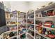 Well-organized pantry with ample shelving for storage at 4351 W Bell Vista Ave, Pahrump, NV 89060