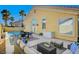 Outdoor patio with comfortable seating at 4532 Laguna Vista St, Las Vegas, NV 89147