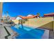 Beautiful pool and spa with patio area at 4532 Laguna Vista St, Las Vegas, NV 89147