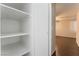 Walk in closet with built in shelving at 5453 Requa Ave, Las Vegas, NV 89110