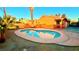 Home with a sparkling kidney-shaped pool at 5453 Requa Ave, Las Vegas, NV 89110