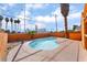 Relaxing kidney-shaped pool in a sunny backyard at 5453 Requa Ave, Las Vegas, NV 89110