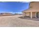 Large backyard with gravel and covered patio at 5520 Acadia Leaf St, Las Vegas, NV 89149