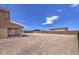 Large backyard with gravel and a partial house view at 5520 Acadia Leaf St, Las Vegas, NV 89149