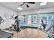 Well-equipped fitness center with various cardio machines at 5751 E Hacienda Ave # 232, Las Vegas, NV 89122