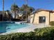 Community pool with adjacent pool house at 601 Cabrillo Cir # 323, Henderson, NV 89015