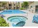 Refreshing community pool and spa area at 601 Cabrillo Cir # 323, Henderson, NV 89015