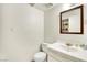 Small bathroom with toilet and vanity at 6133 Meadowgrass Ln, Las Vegas, NV 89103