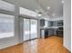 Bright kitchen featuring stainless appliances, and easy access to the backyard through the sliding glass door at 7233 Eaglegate St, Las Vegas, NV 89131