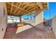 Covered patio with seating area in backyard at 801 7Th St, Boulder City, NV 89005