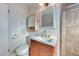 Updated bathroom with stylish vanity, new toilet, and modern fixtures at 801 7Th St, Boulder City, NV 89005