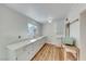 Modern kitchen with white cabinets and quartz countertops at 801 7Th St, Boulder City, NV 89005