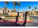 Community entrance with gated access at 8250 N Grand Canyon Dr # 2073, Las Vegas, NV 89166