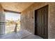 Condo entryway with private door and outside view at 8250 N Grand Canyon Dr # 2073, Las Vegas, NV 89166